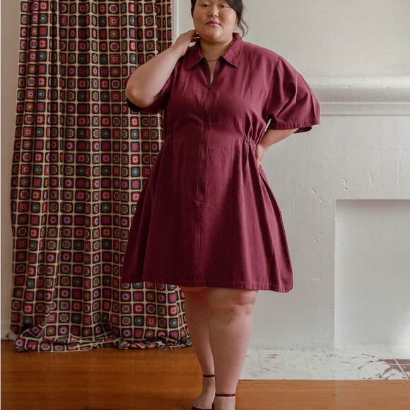 Rust Utility Dress - Picture 4 of 4